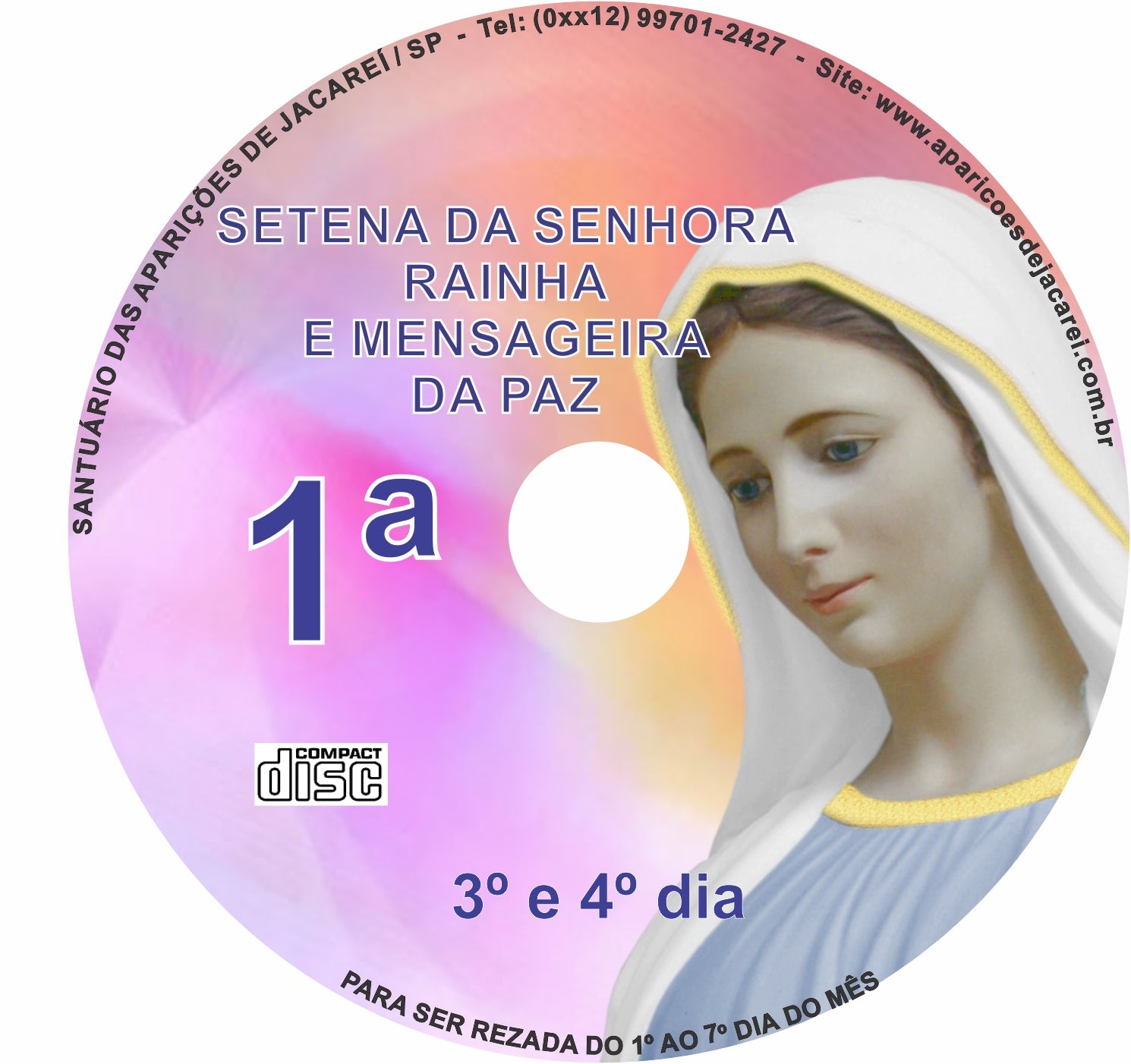 CD Setena Rainha e Mensageira da Paz 1 CD Setena Rainha e Mensageira da Paz 1